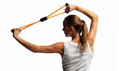 Упражнения для женщин с эспандером